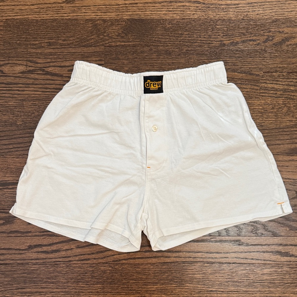 Drew House Classic White Boxer Shorts